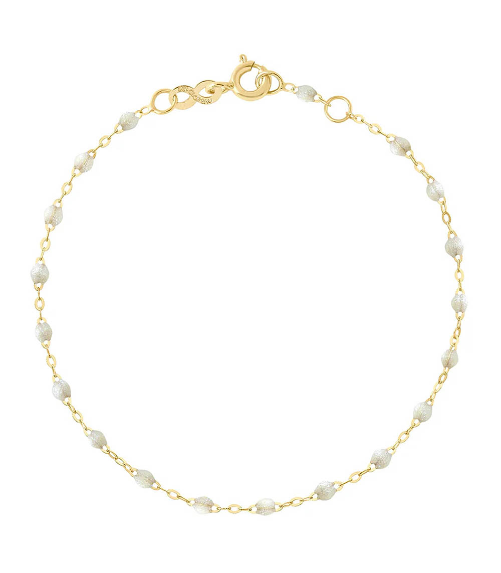 Bracelet Or Jaune et Perles de résine Gigi Clozeau Bracelet Or Jaune et Perles de résine Gigi Clozeau