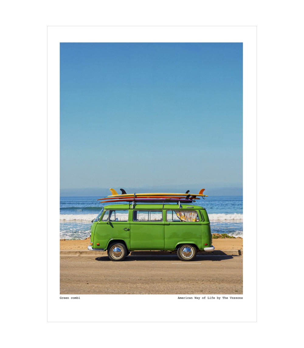 Affiche The Vision Awol 004 - Green combi  30 x 40 cm Image Republic