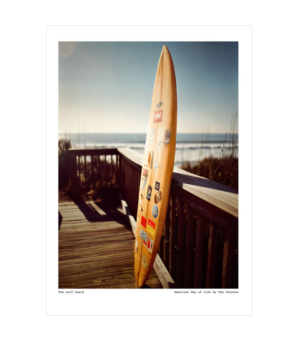 Affiche The Vision Awol 020 - The surf board 30 x 40 cm Image Republic
