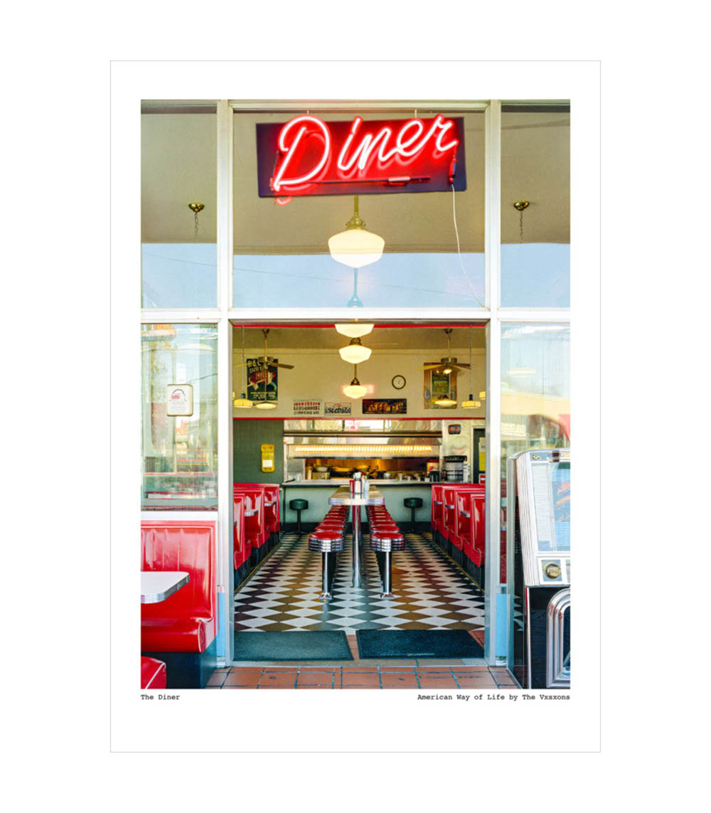 Affiche The Vision Awol 023 -  Diner 30 x 40 cm Image Republic