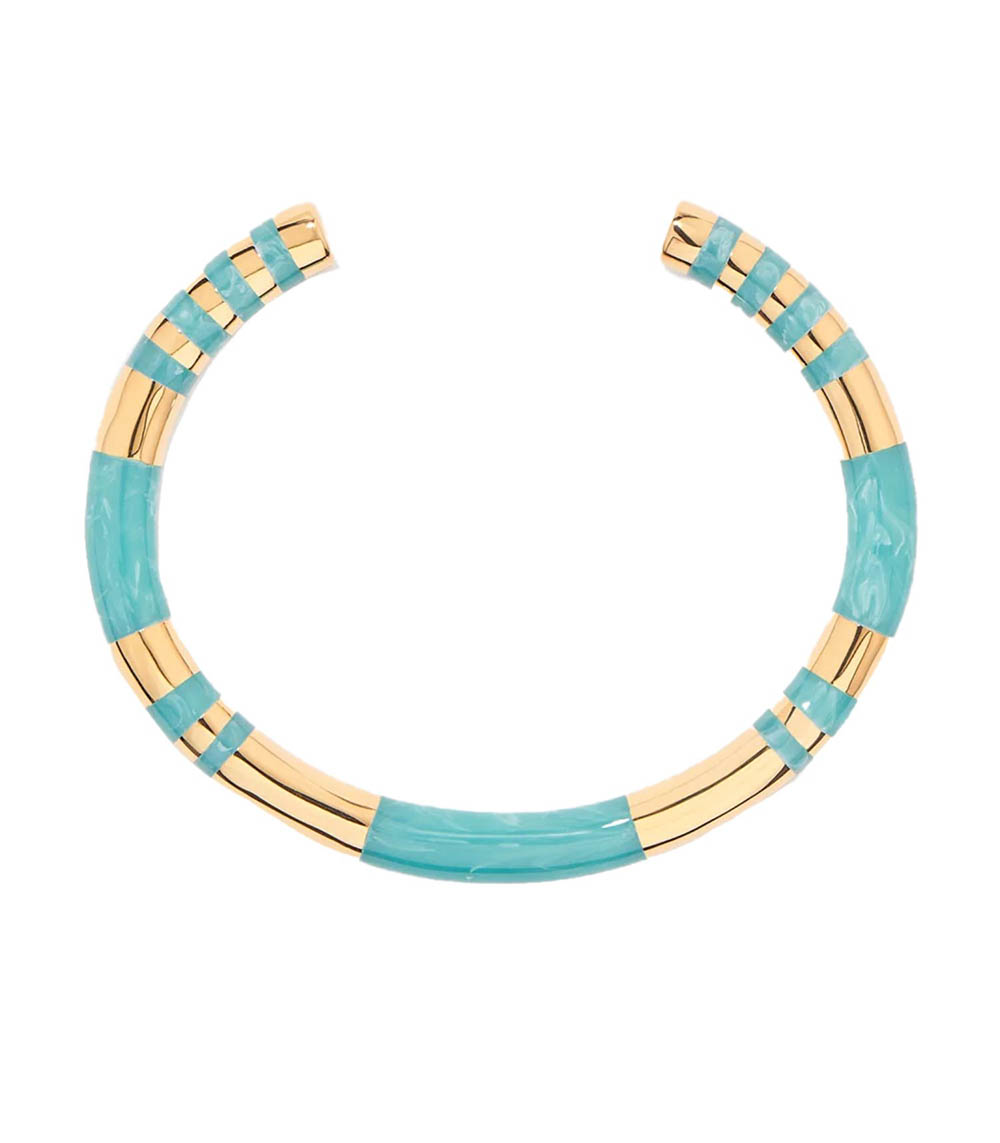 Jonc Positano Tie and Dye Amazonite Aurélie Bidermann