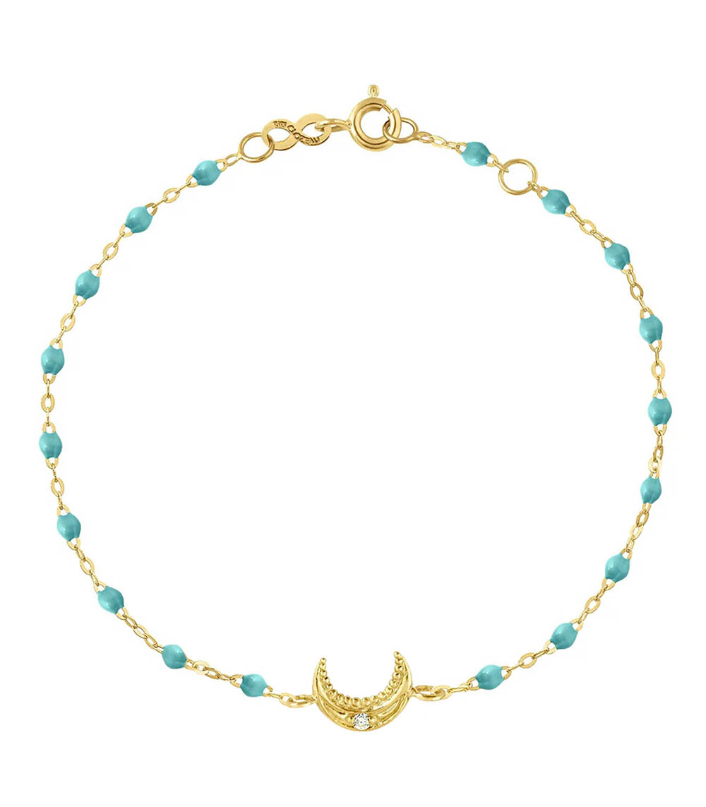 Bracelet Lune Diamant or jaune Gigi Clozeau