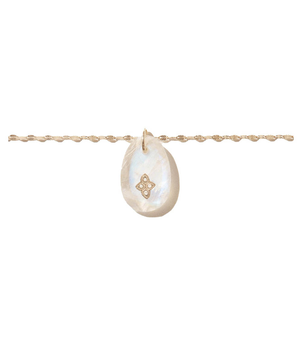 Collier Gaia n°1 Moonstone Pascale Monvoisin