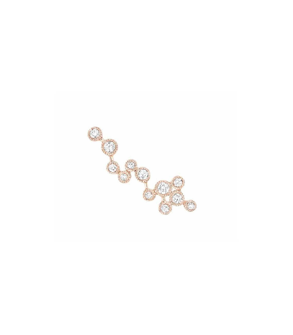 Boucle d'oreille Love is in the Air Or jaune Stone Paris