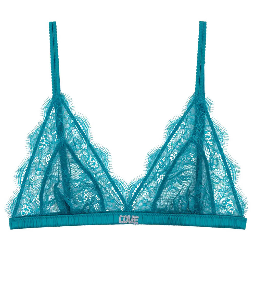 Soutien Gorge Love Lace Teal Blue Love Stories