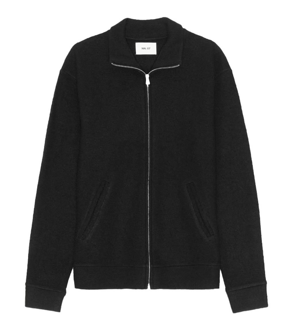 Veste homme Zip 6398 Noir NN07