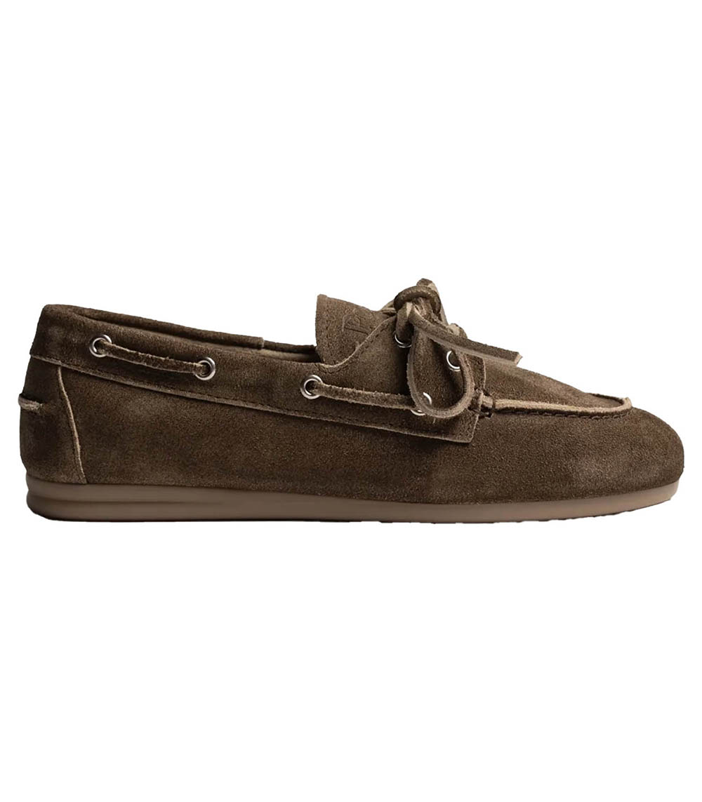 Mocassins Boat en Daim Dark Brown Posa Mocassins Boat en Daim Dark Brown Posa