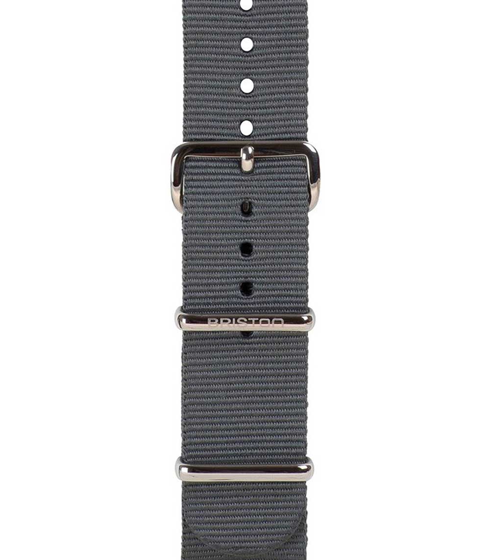 Grey Nato strap 280mm Briston