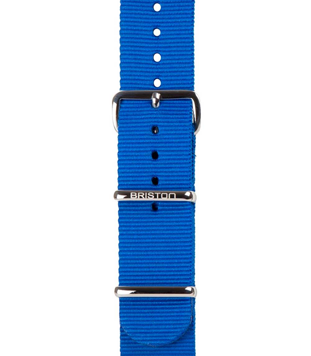 NATO strap electric blue 280mm Briston