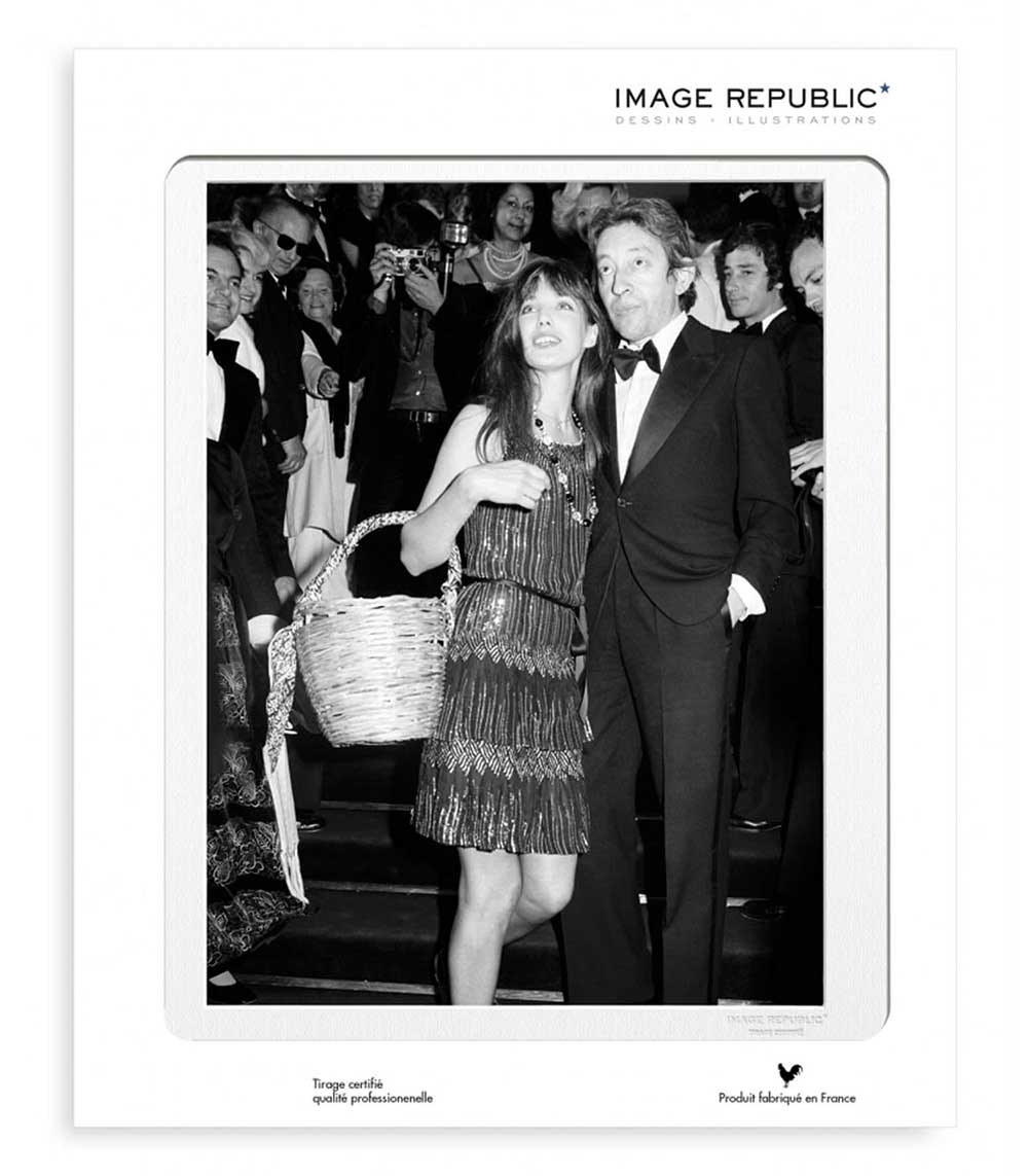 Affiche La Galerie Birkin Gainsbourg Escalier 40 x 50 cm Image Republic