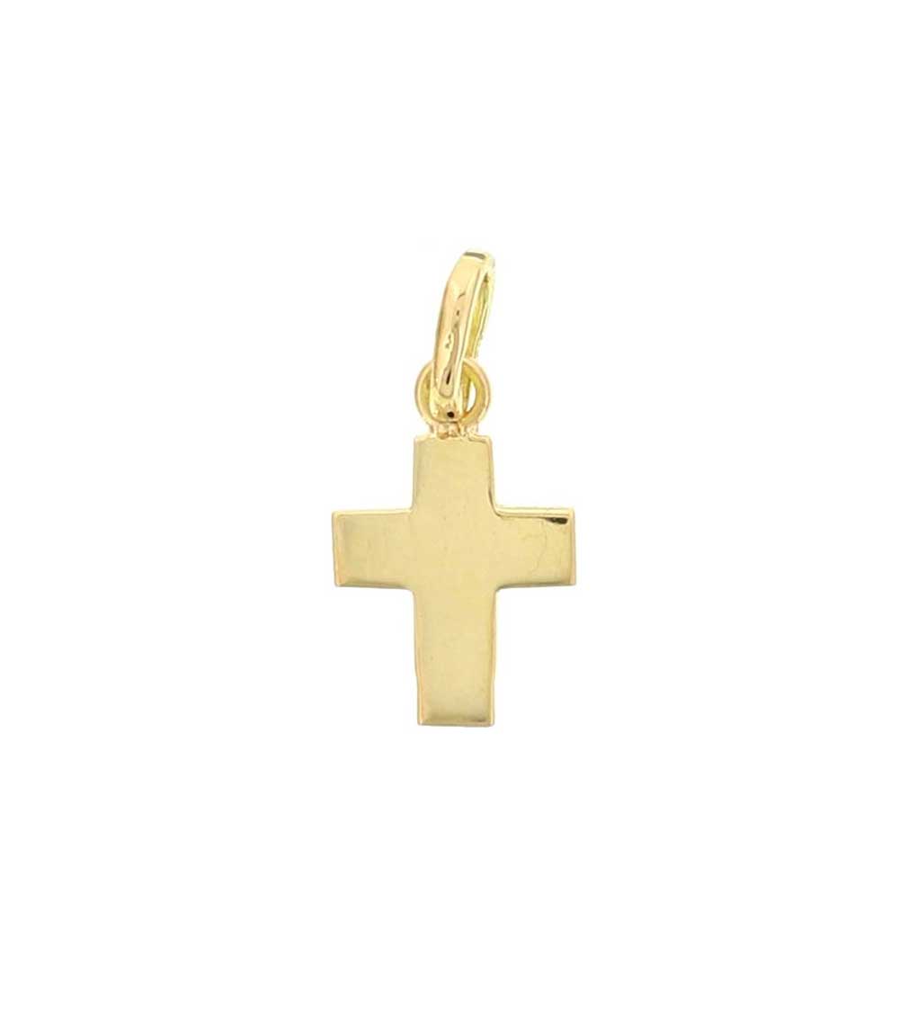 Yellow gold cross pendant Gigi Clozeau