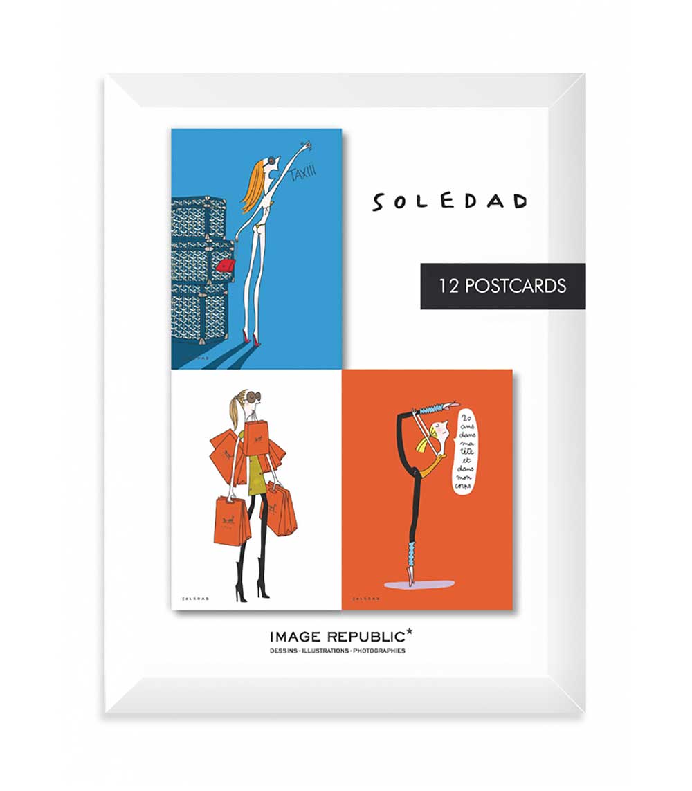 Pack 12 Cartes postales Soledad Sac Orange Image Republic