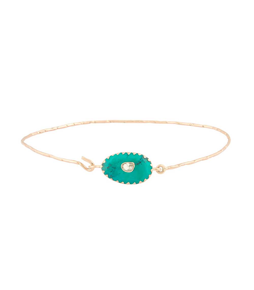 Bracelet orso n°1 turquoise Pascale Monvoisin