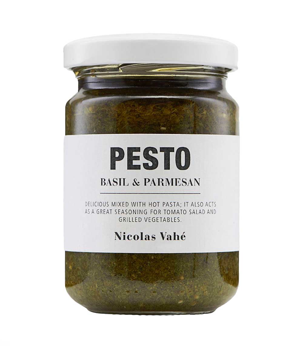 Pesto vert basilic et parmesan Nicolas Vahé