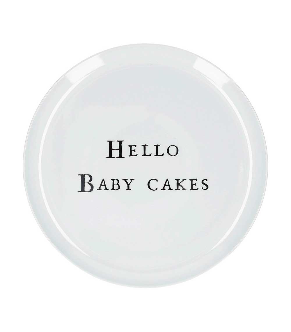 Assiette en mélamine Hello Baby Cakes Sugarboo & Co.
