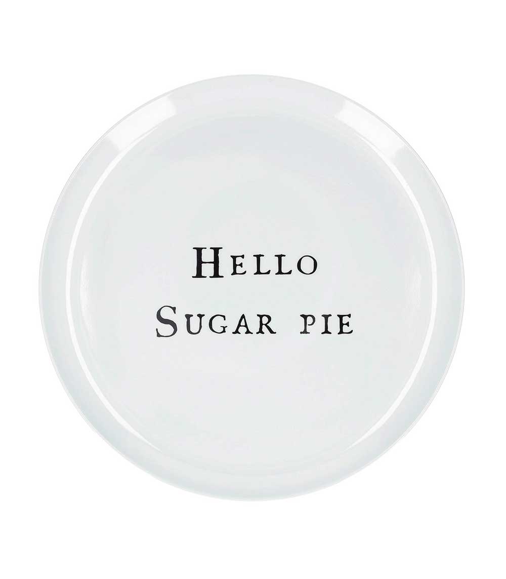 Assiette en mélamine Hello Sugar Pie Sugarboo & Co.