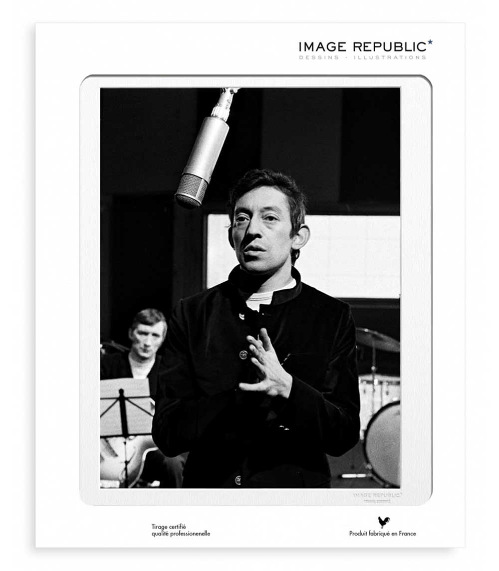 Affiche La Galerie Gainsbourg Studio 40 x 50 cm Image Republic