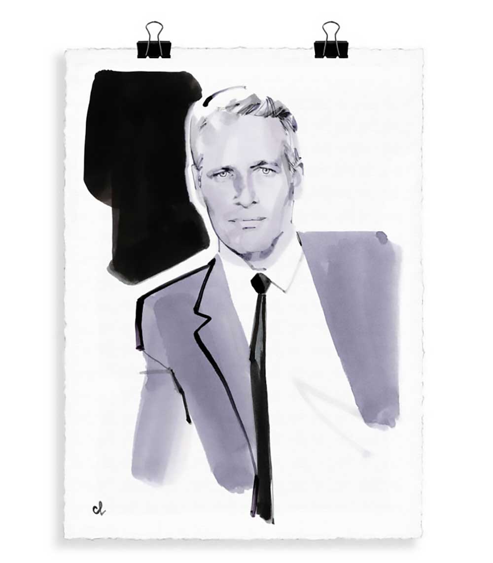 Portrait P1 Paul Newman 56 x 76 cm Image Republic