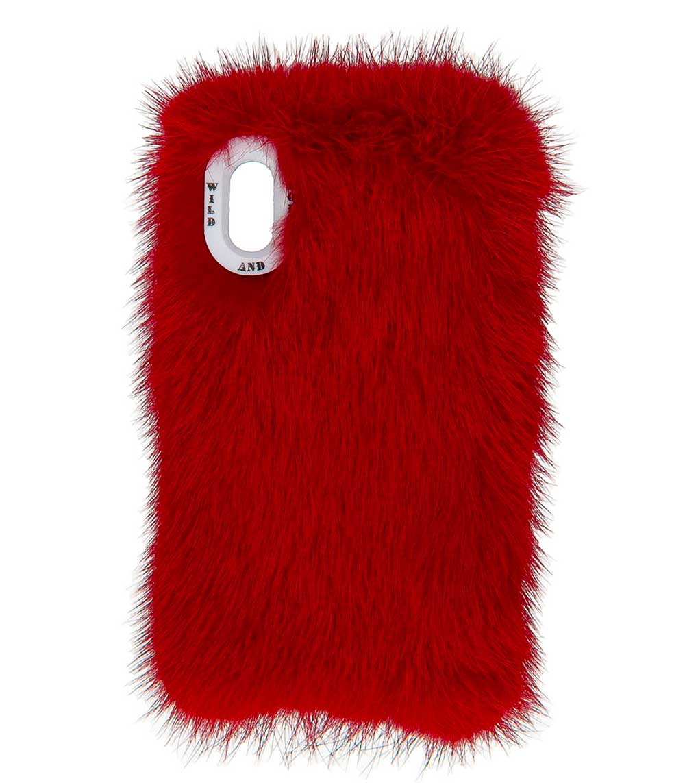 Coque iPhone X Vermillon Wild and Woolly