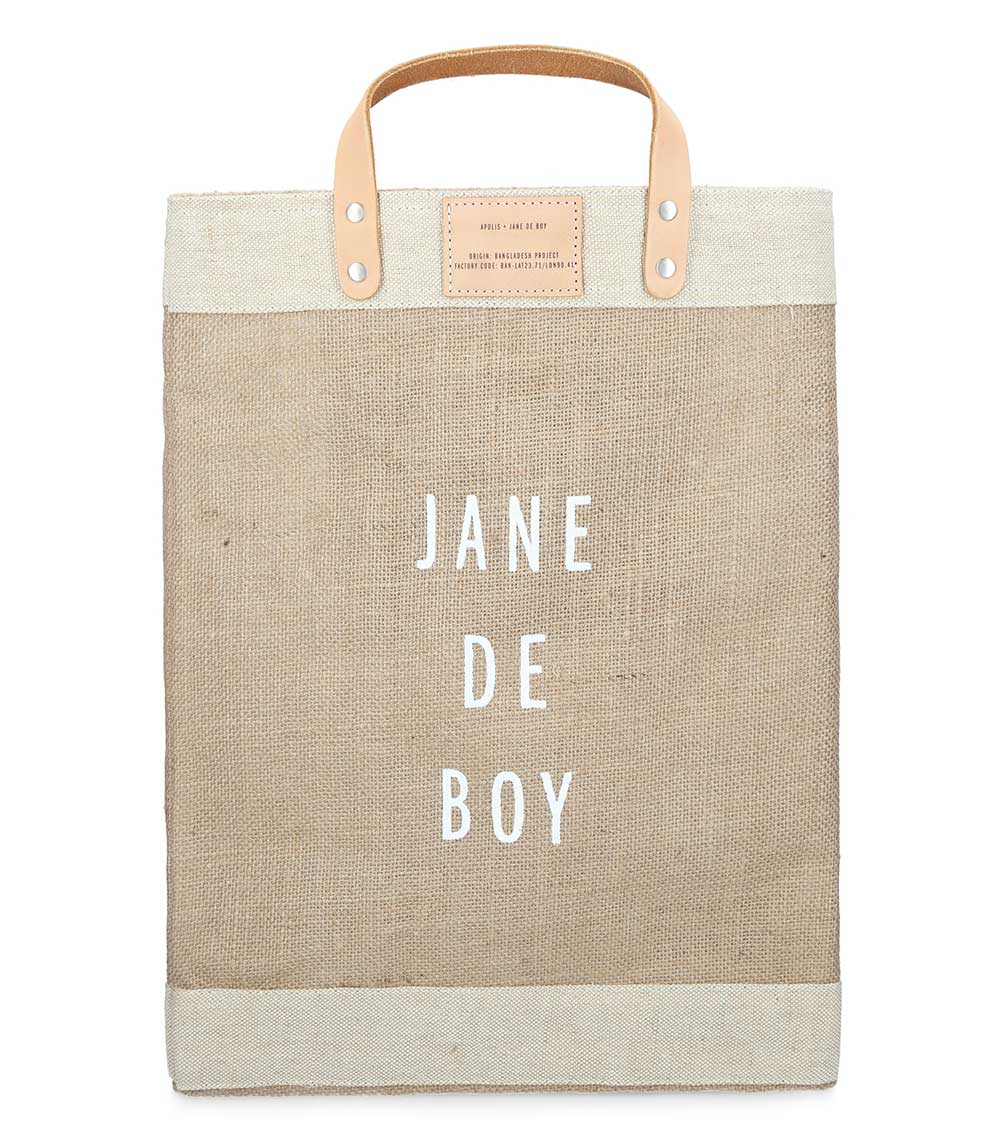Sac Equitable Market Bag Jane de Boy Natural Apolis
