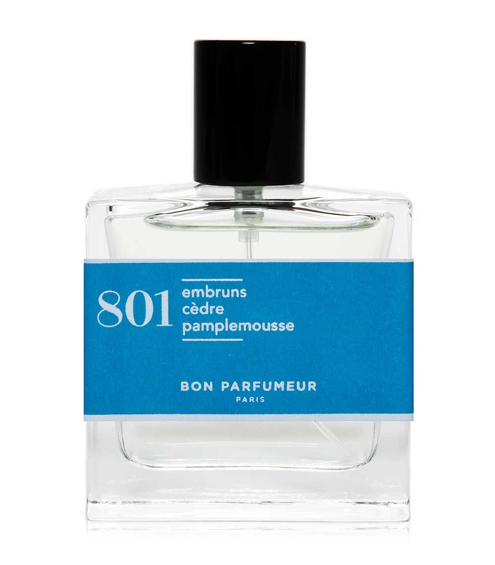 Eau de Parfum 801 Embruns, Cèdre, Pamplemousse 30 ml Bon Parfumeur