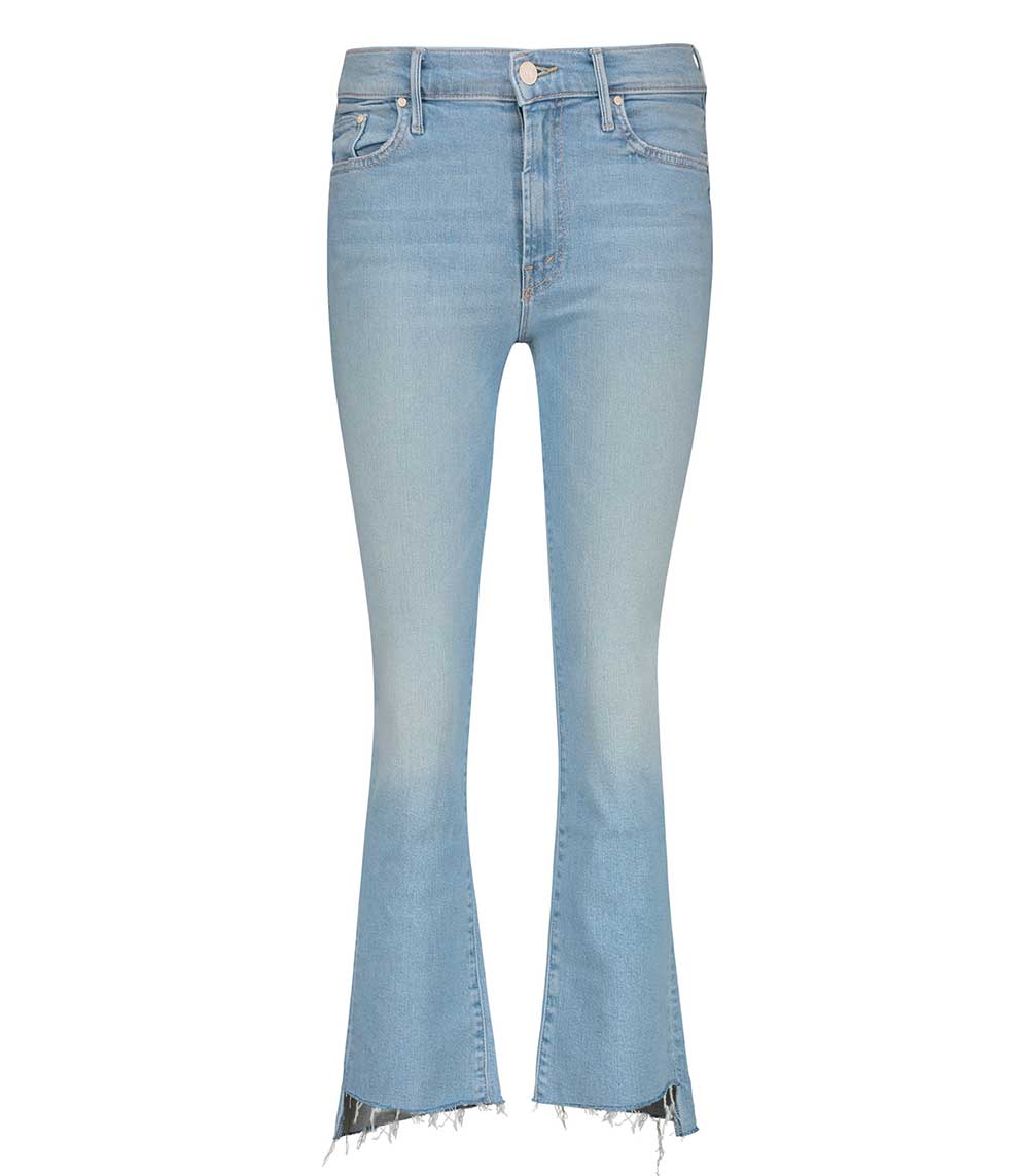 Jean The Insider Crop Step Fray Mother