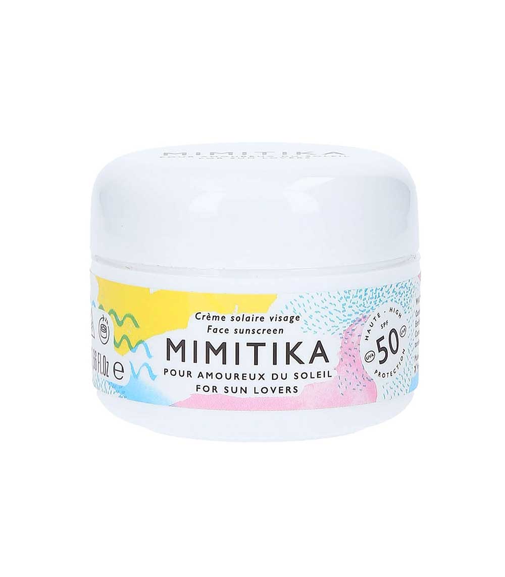 Crème solaire visage SPF50 Mimitika