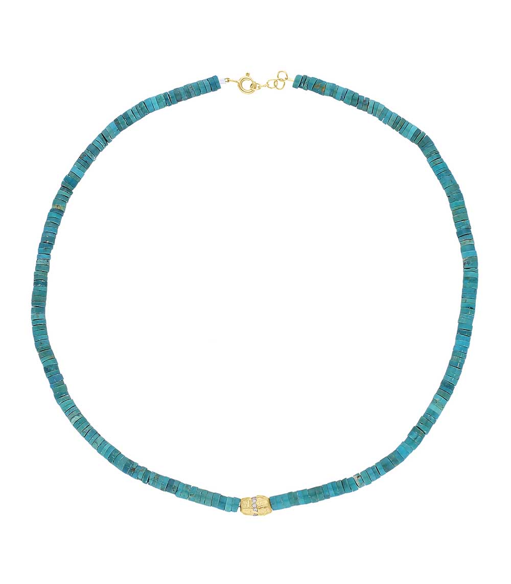 Collier Taylor n° 1 Turquoise Pascale Monvoisin
