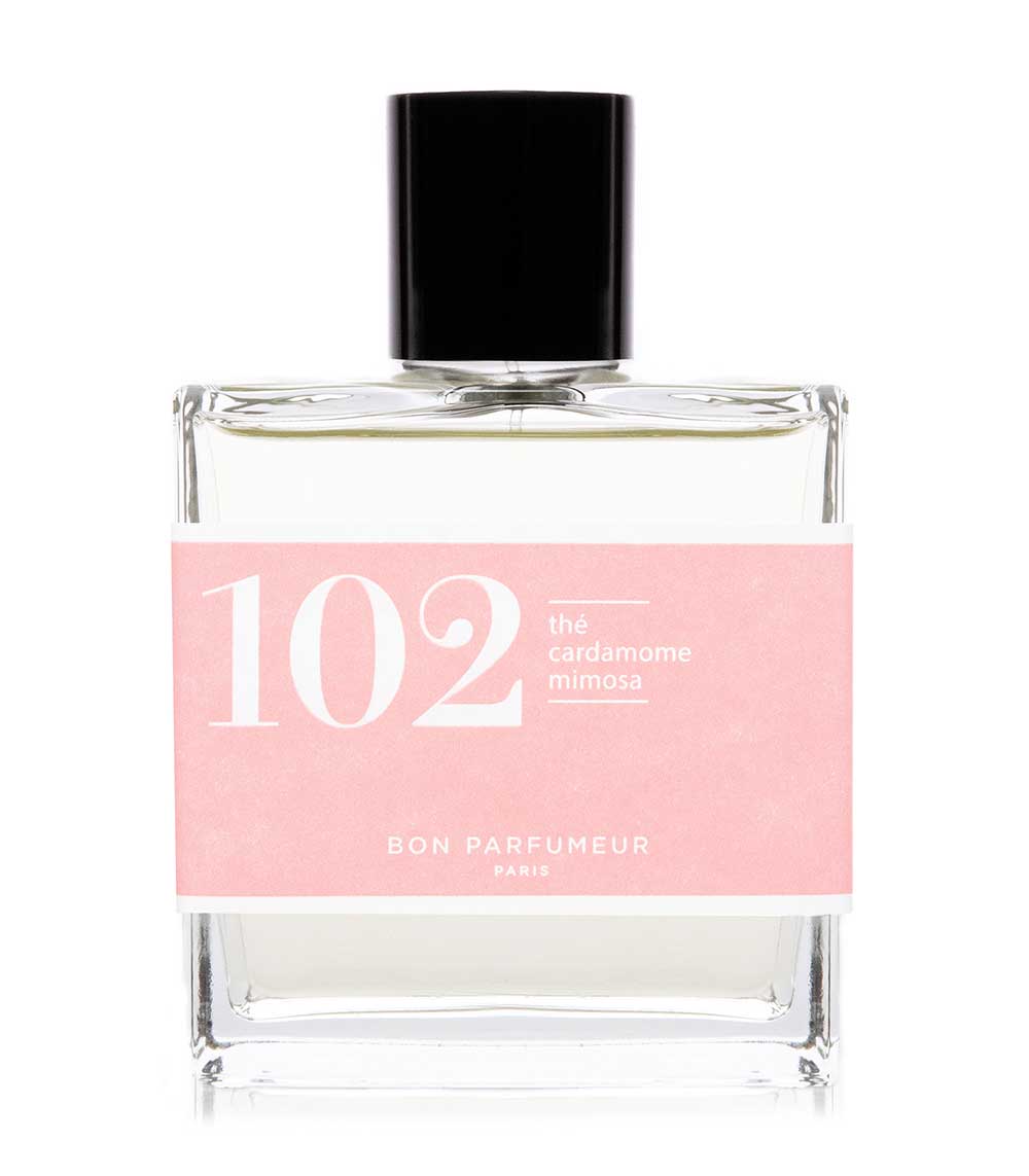 Eau de Parfum 102 Thé, Cardamome, Mimosa 100 ml Bon Parfumeur