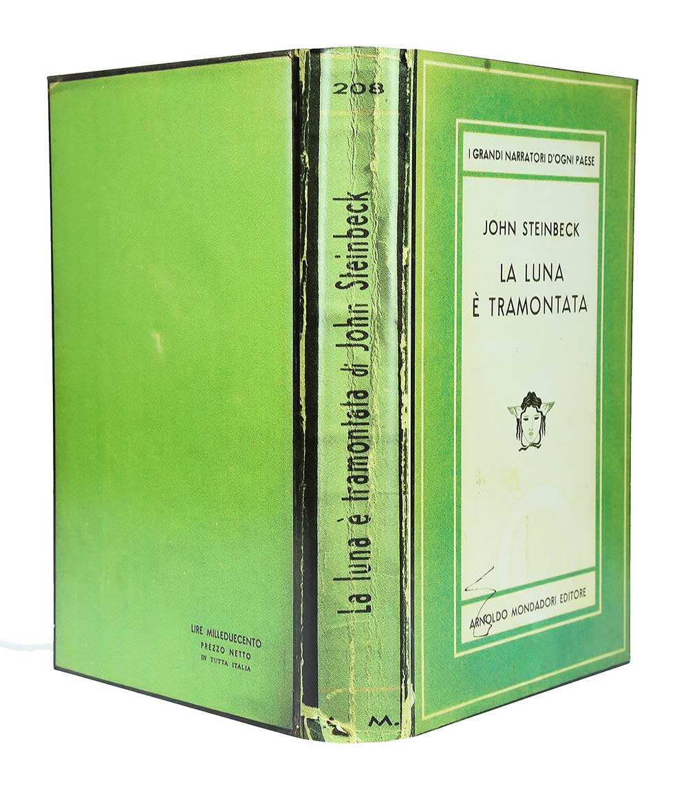 Lampe à poser Abat Book Copertina La Luna è Tramontata Art Frigò