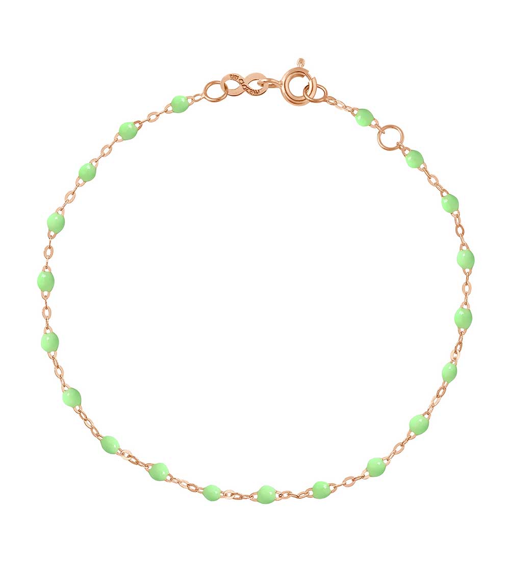 Bracelet Or rose et Perles de résine Gigi Clozeau Bracelet Or rose et Perles de résine Gigi Clozeau
