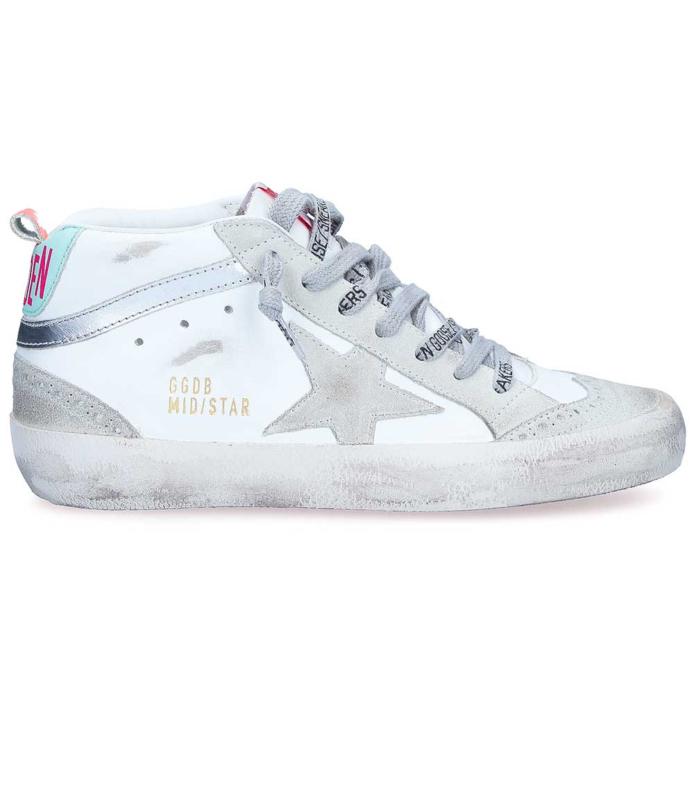 Golden Goose Sneaker Ballstar Glitter Star White/Pink Fluo |  www.hechler-nickel.com
