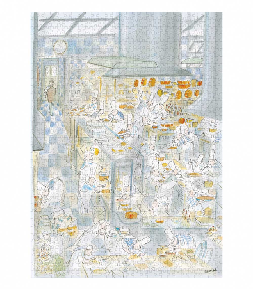 Puzzle Sempe Restaurant 1000 pièces Image Republic Jane de Boy