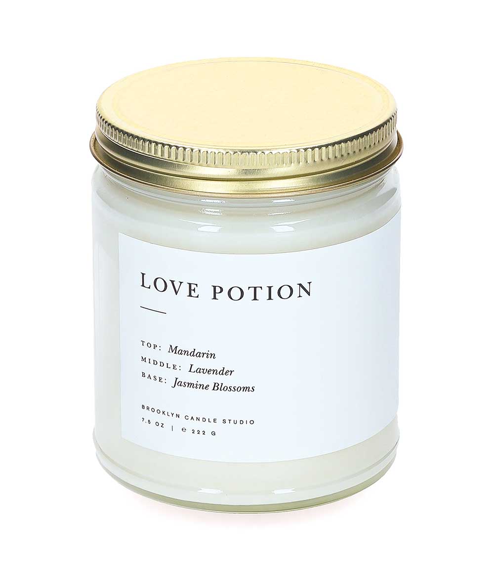 Minimalist Love Potion scented plant candle Brooklyn Candle Studio