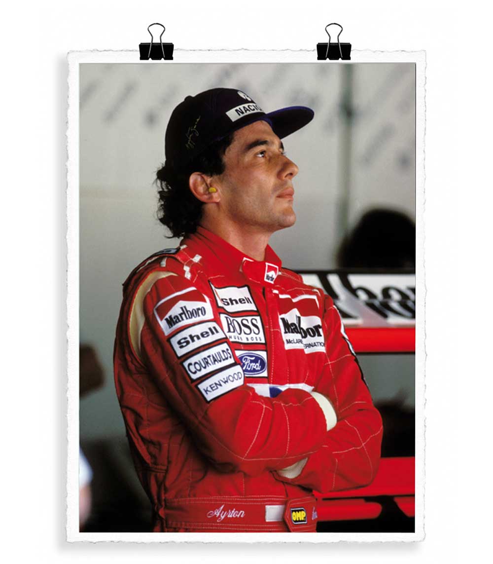 Affiche Ayrton Senna Suzuka 1993 56 x 76 cm Image Republic