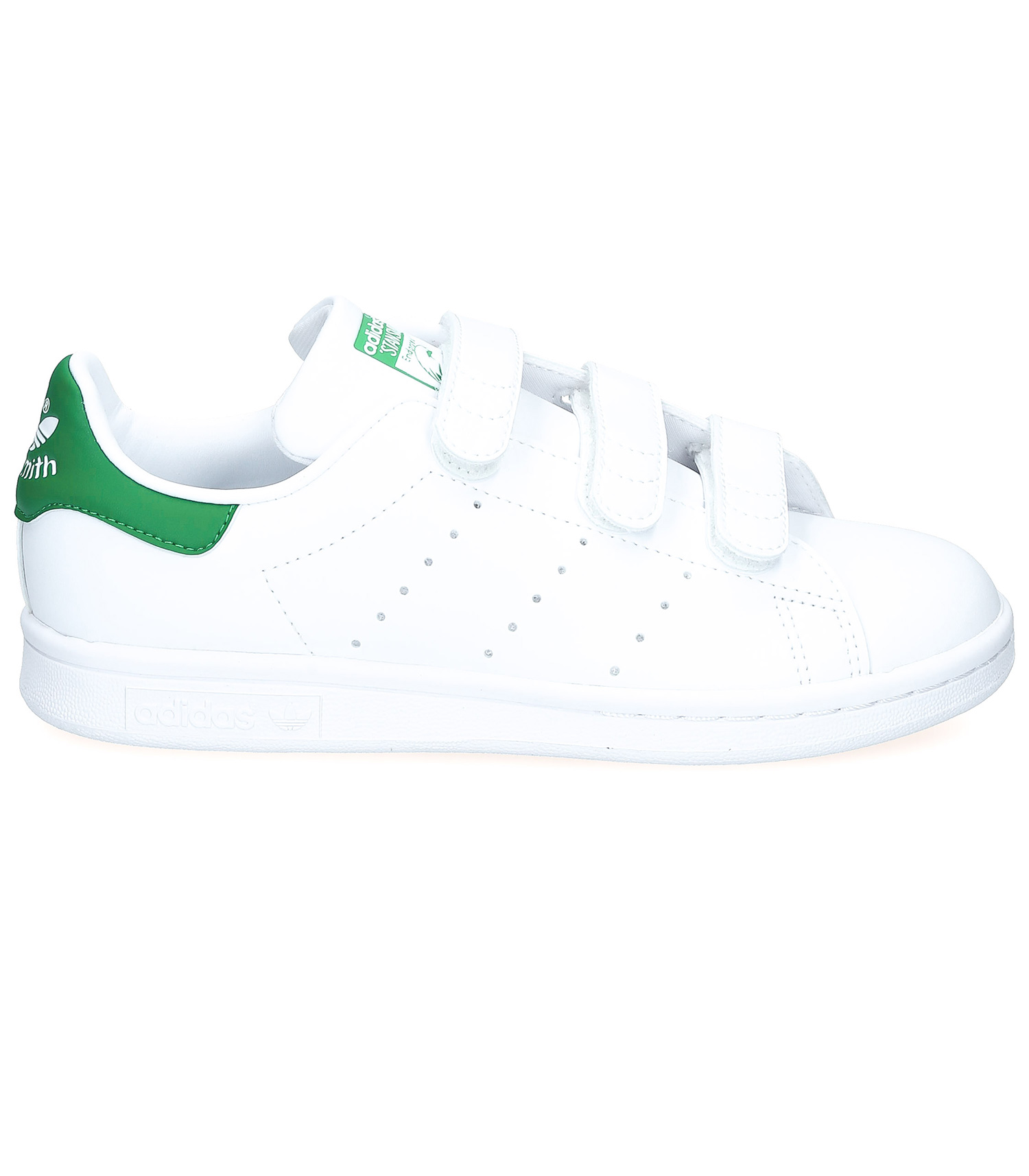 Stan Smith à scratch White/Green adidas - Jane de