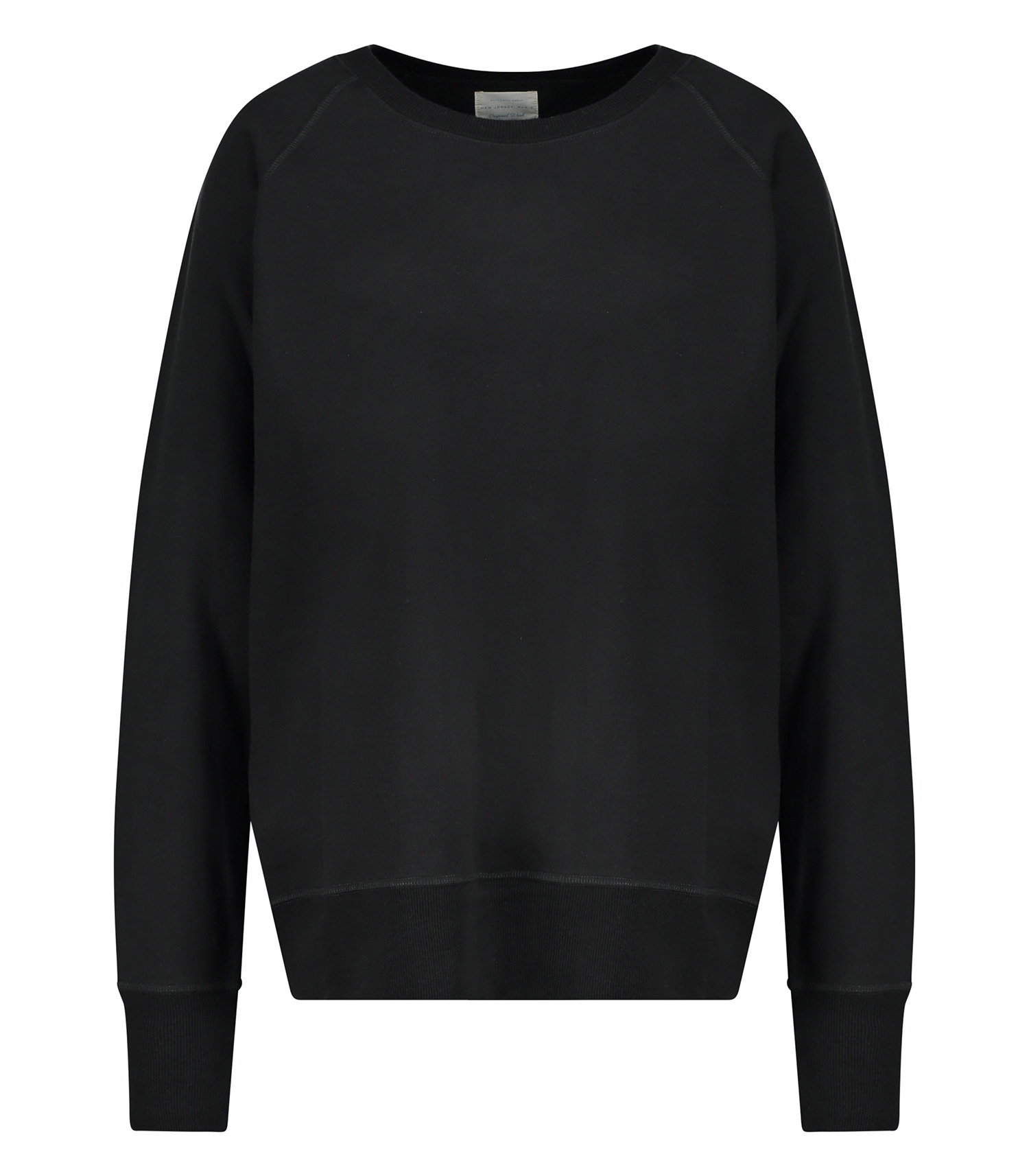 Sweatshirt pour Femme Pull Sweat Shirt Basic Manches Raglan en Coton uni Basique 