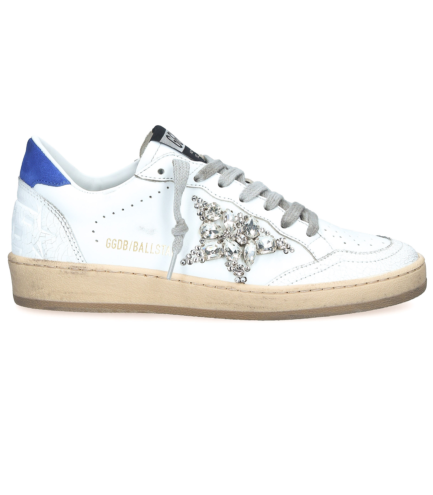 Sneakers Ball Star avec paillettes violettes | Ball Star GOLDEN GOOSE Femme  – Answeram