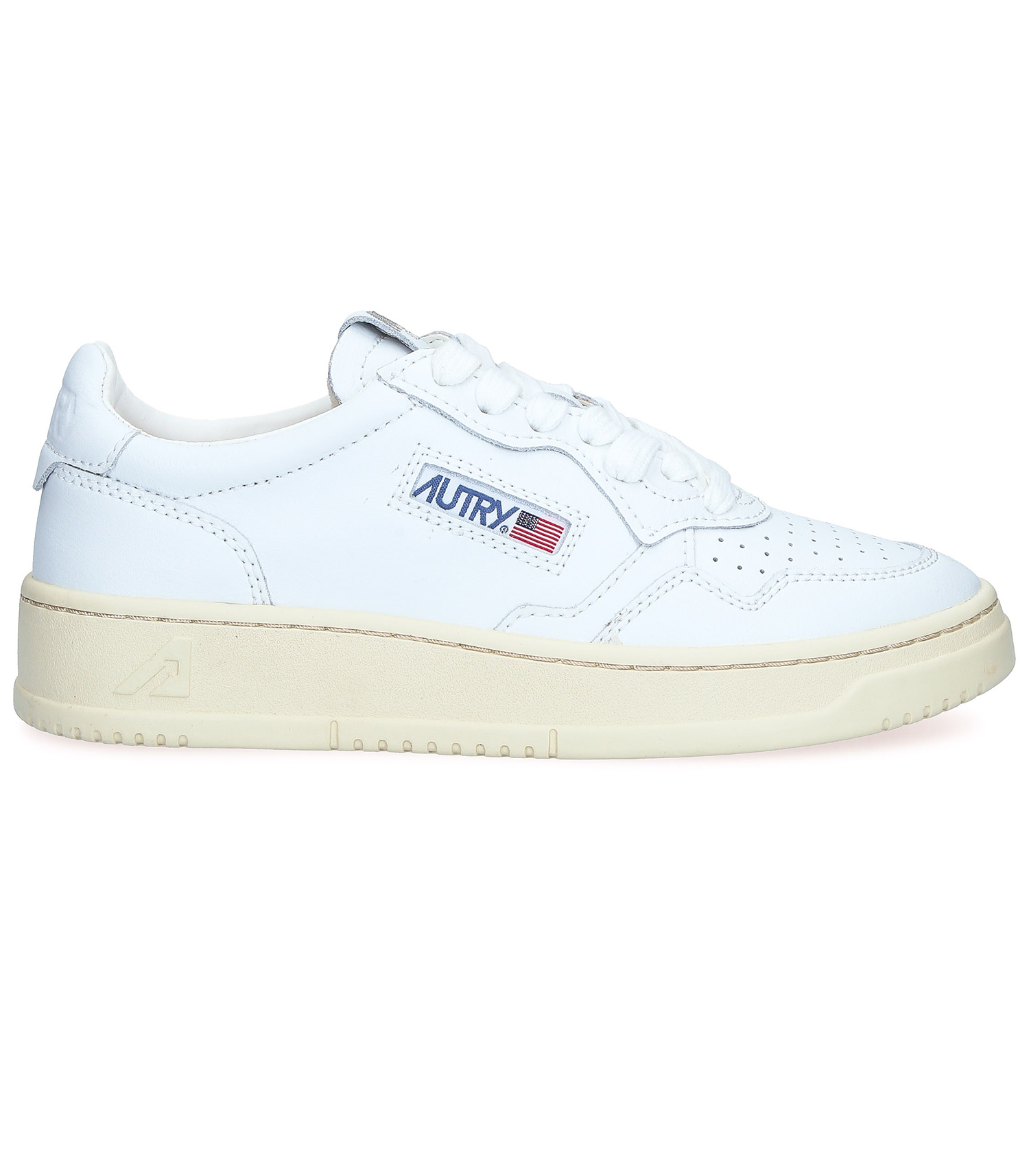 autry low sneaker 80's all white