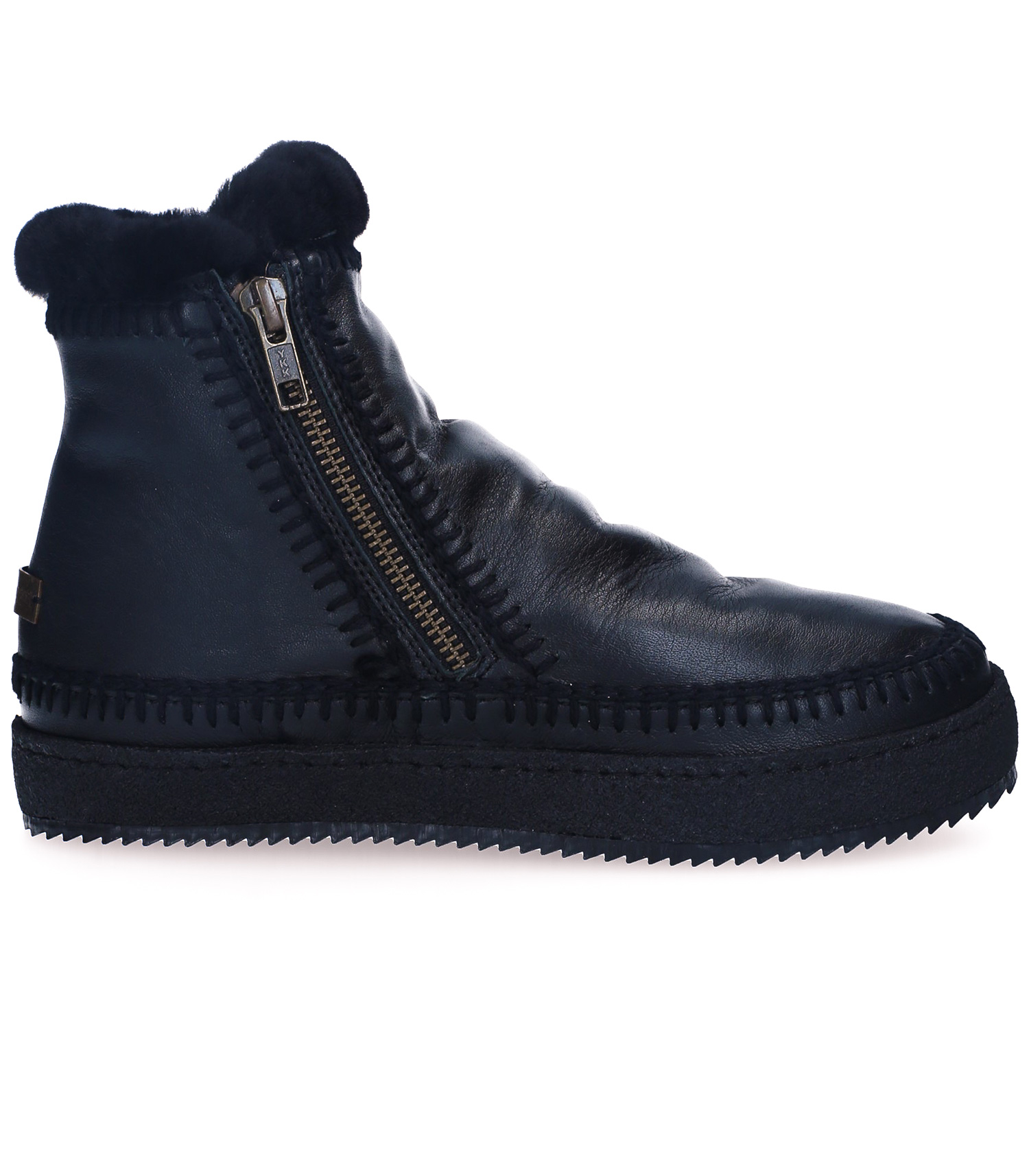 Boots Setsu Crochet Black Leather laidback london - Jane de Boy