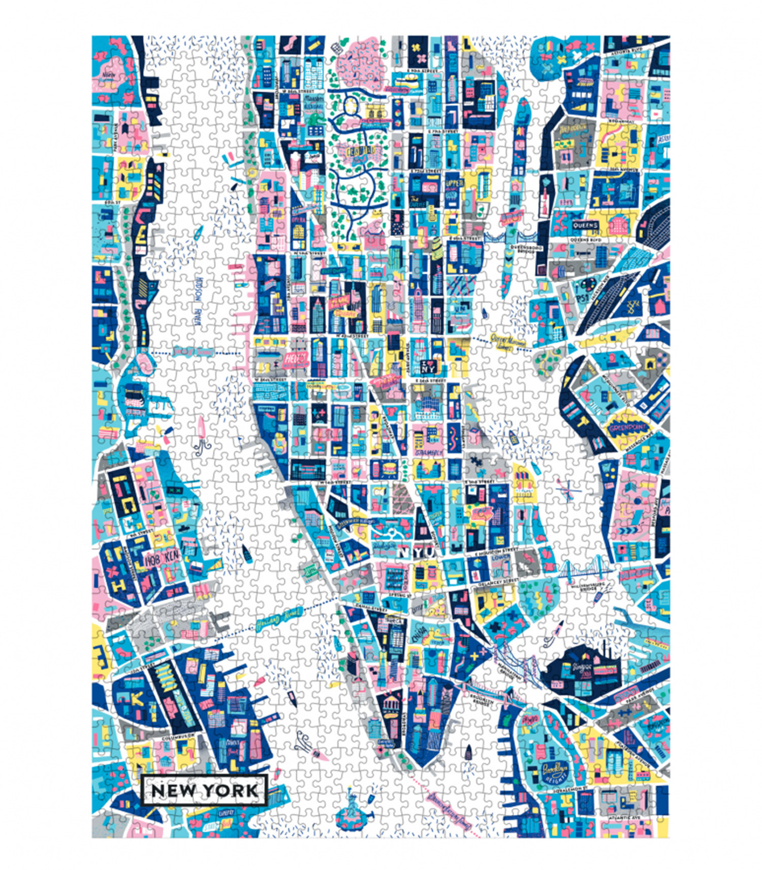 Puzzle Corbineau New York 1000 pièces Image Republic Jane de Boy