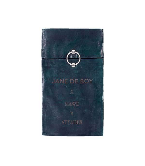Étui à cigarettes vogue Jane B. en cuir x Jane de Boy Mawé Attaher