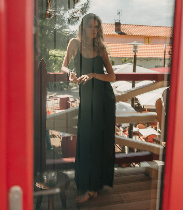 Rio Noire long dress Maison Saint Julien