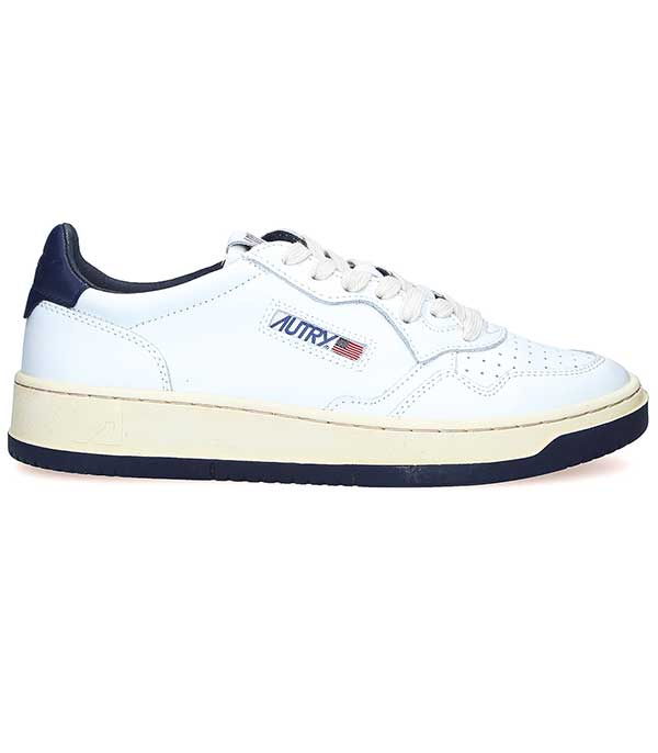 Baskets homme Medalist Low Bicolore White/Night Blue Autry