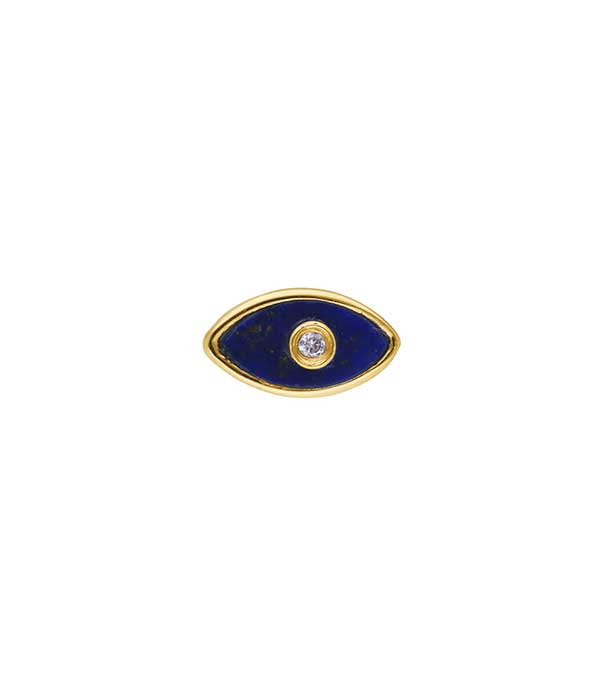 Boucle d'oreille Stud Oeil Lapis Pamela Love