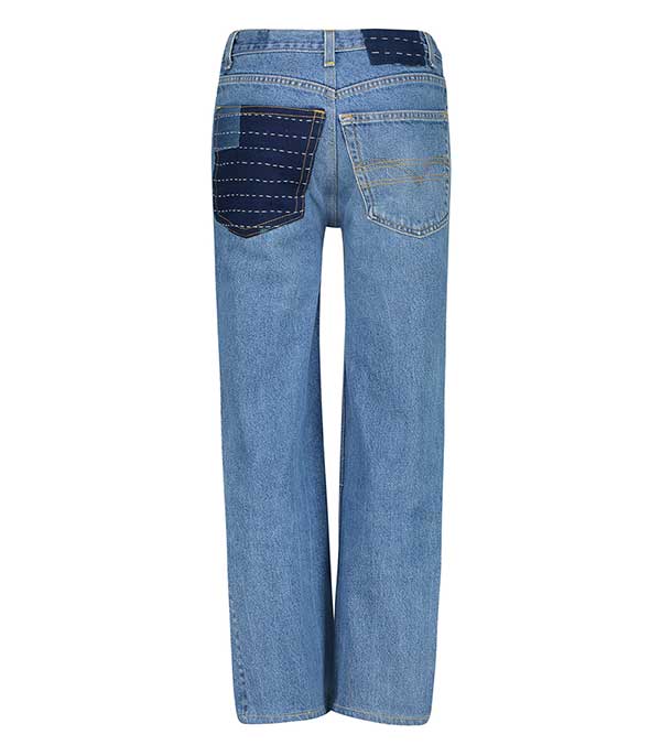 Jean regular homme Wash Patchs Overlord