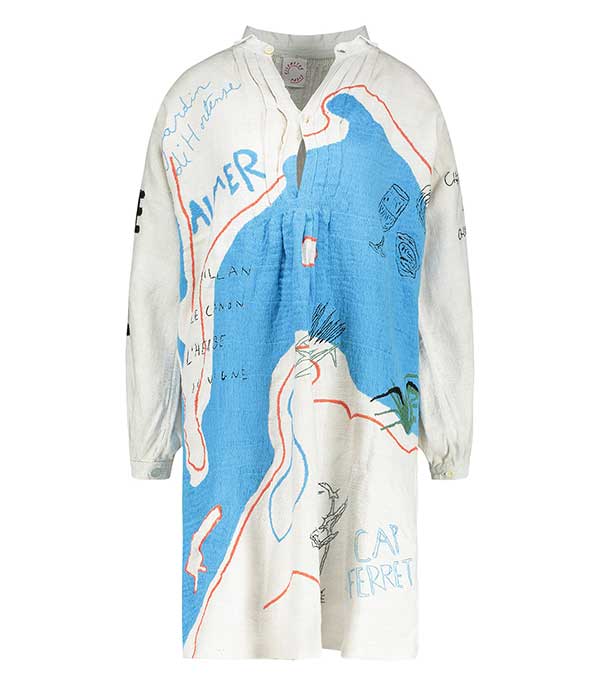 Robe chemise Pièce Unique en lin Kilometre Paris