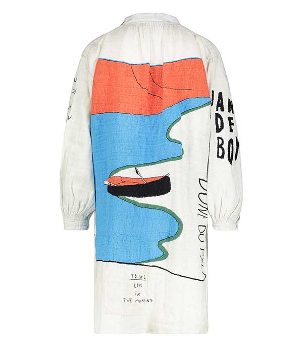 Robe chemise Pièce Unique en lin Kilometre Paris