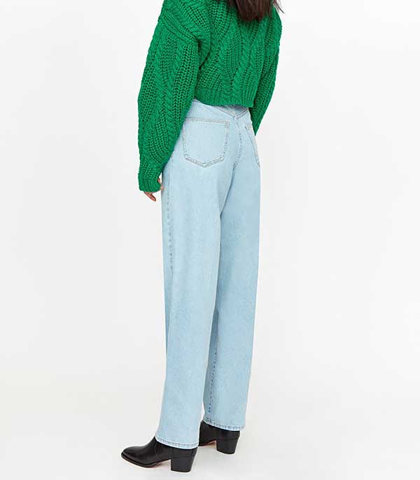 Jean Straight Hall Bleach Roseanna