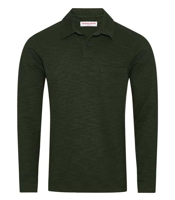 Polo homme à manches longues Fitzgerald Orlebar Brown